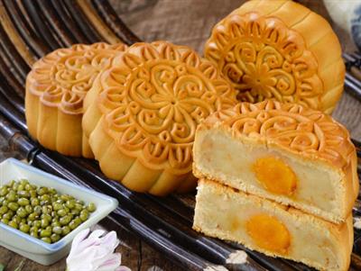 Bánh nướng nhân đậu xanh 1 trứng